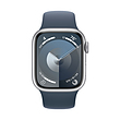 اپل واچ سری 9 آلومینیوم نقره ای با بند استورم بلو | Apple Watch Series 9 Aluminum-StormBlue