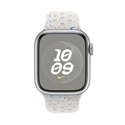 اپل واچ نایکی سری 9 آلومینیوم سیلور با بند پیور پلاتینیوم | Apple Watch Series 9 Aluminum-Pure Platinum