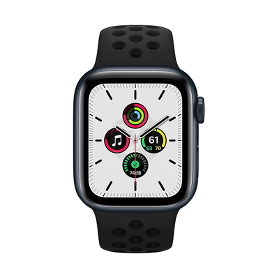 اپل واچ نایکی SE 1 آلومینیوم مشکی با بند مشکی | Apple Watch SE 1 Aluminum-Black