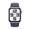 اپل واچ SE 2 2023 آلومینیوم سیلور با بند استورم بلو | Apple Watch SE 2 Aluminum-Storm Blue