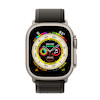 اپل واچ اولترا تیتانیومی با بند ترایل لوپ مشکی-خاکستری | Apple Watch Ultra Titanium - Black Gray Trail Loop