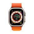 اپل واچ اولترا تیتانیومی با بند لوپ اورنج آلپاین | Apple Watch Ultra Titanium - Orange Alpine Loop