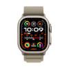 اپل واچ اولترا 2 تیتانیومی با بند لوپ اولیو آلپاین | Apple Watch Ultra 2 Titanium - Olive Alpine Loop