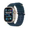 اپل واچ اولترا 2 تیتانیومی با بند اوشن آبی | Apple Watch Ultra 2 Titanium - Blue Ocean Band