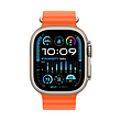 اپل واچ اولترا 2 تیتانیومی با بند اوشن نارنجی | Apple Watch Ultra 2 Titanium - Orange Ocean Band