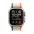 اپل واچ اولترا 2 تیتانیومی با بند لوپ ترایل نارنجی بژ | Apple Watch Ultra 2 Titanium - Orange Beige Trail Loop