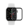 محافظ صفحه نمایش اپل واچ ۴۵ میلی متری با حاشیه مشکی Pmma watch مدل Apple watch screen protector for 45mm 3d black