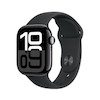 اپل واچ سری 10 آلومینیوم مشکی با بند سیلیکون مشکی | Apple Watch Series 10 Aluminum Black
