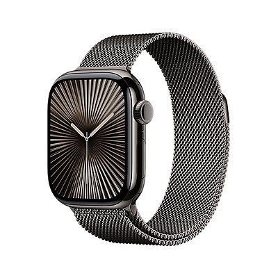 اپل واچ سری 10 تیتانیوم خاکستری با بند میلانس لوپ | Apple Watch Series 10 Titanium Salte