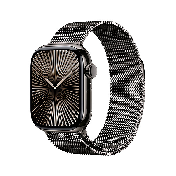 اپل واچ سری 10 تیتانیوم خاکستری با بند میلانس لوپ | Apple Watch Series 10 Titanium Salte