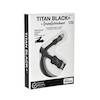 کابل فلزی Usb-A to Lightning  فیوز چیکن | Fuse Chicken طول 1.5 متر - مدل Titan Black +