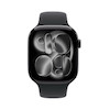 اپل واچ سری 11 آلومینیوم جت بلک با بند سیلیکون مشکی | Apple Watch Series 11 Aluminum Jet Black