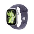 اپل واچ سری 11 آلومینیوم سیلور با بند سیلیکون بنفش | Apple Watch Series 11 Aluminum Silver