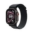 اپل واچ اولترا 3 تیتانیومی مشکی با بند آلپاین لوپ مشکی | Apple Watch Ultra 3 Black Titanium - Black Alpine Loop Strap