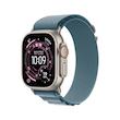 اپل واچ اولترا 3 تیتانیومی نچرال با بند آلپاین لوپ آبی روشن | Apple Watch Ultra 3 Natural Titanium - Light Blue Alpine Loop Strap