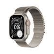 اپل واچ اولترا 3 تیتانیومی نچرال با بند میلانس لوپ نچرال | Apple Watch Ultra 3 Natural Titanium - Natural milanese loop Strap
