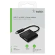 هاب Usb-C به HDMI بلکین | Belkin - مدل AVC002btBK