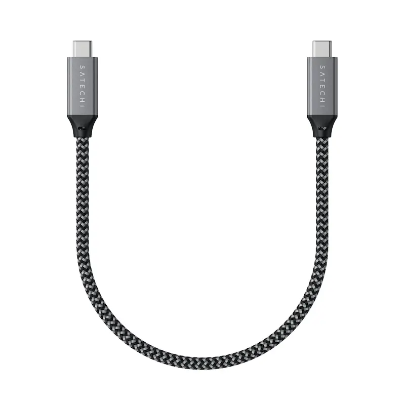 کابل  USB4  Usb-C to Usb-C  برند ساتچی | USB4 40Gbps 100W Satechi  طول 25.5 سانتی متر