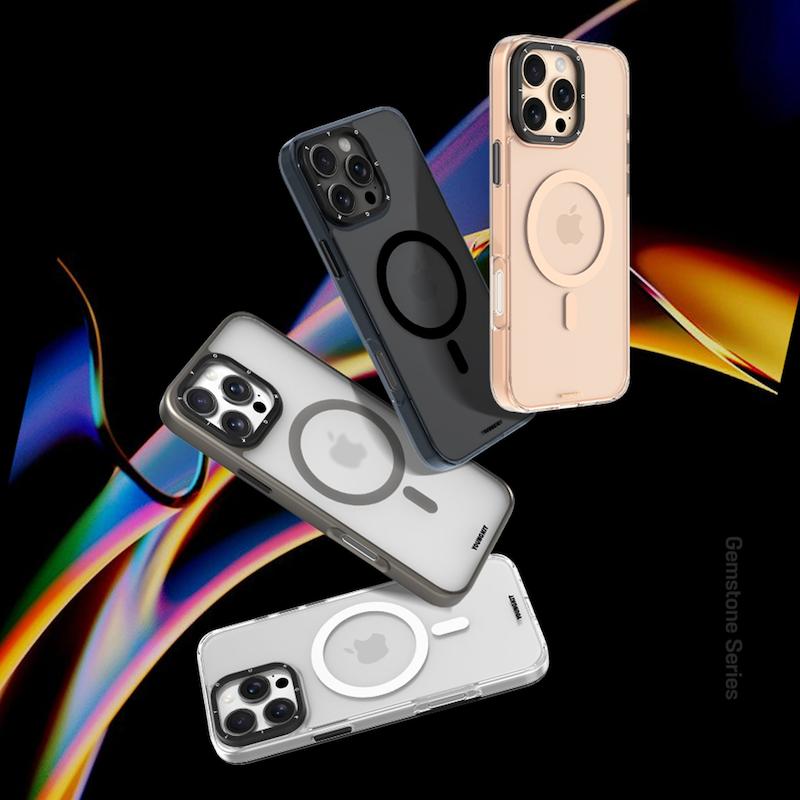 قاب Youngkit یانگ کیت Gemstone Back+Soft Frame Case Magsafe