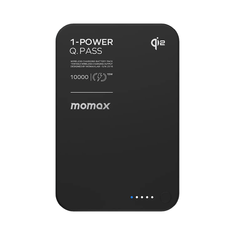 پاوربانک Momax مدل 1-Power Q.Pass ظرفیت ۱۰۰۰۰ mAh