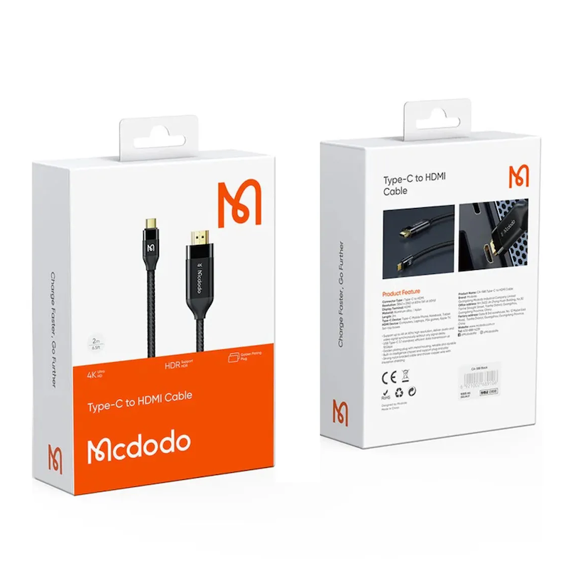 کابل تبدیل Type-C به HDMI مکدودو MCDODO CA-588 (با گارانتی)
