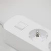 چند راهی 3 خانه ارت دار هادرون P323 با کابل 1.8 متری + شارژر USB