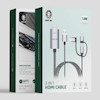 کابل اچ دی ام آی 3 در1 گرین Green 3in1 HDMI cable