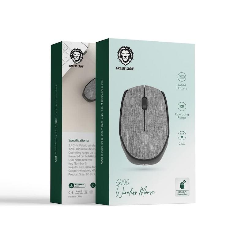 ماوس وایرلس جی 100 گرین Green G100 Wireless Mouse