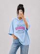 تیشرت باکسی کلاهدار GUESS فری‌سایز