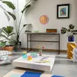 جار پافی فیروزه ای برند کلورینگ Klevering& کد 133377