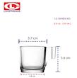 شات اسپرسو لاکی Luckyglass مدل کلاسیک کد 304903