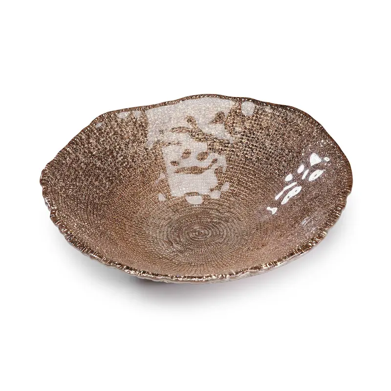 کاسه میوه خوری فندوقی قطر ۳۳ سانتی‌متر برند آی ویوی IVV کد 605010