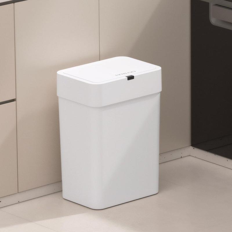 سطل زباله ۹ لیتری سنسور دار سفید اچ تی ان HTN کد HTD017