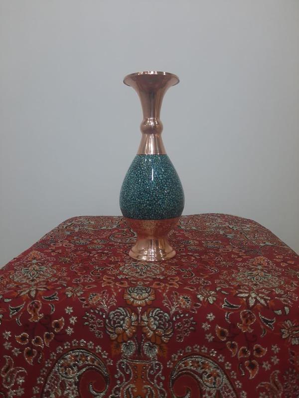 گلدان فیروزه کوبی صراحی