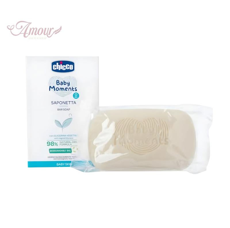 صابون بچه چیکو BABY MOMENTS حاوی گلیسیرین /وزن 100 گرم