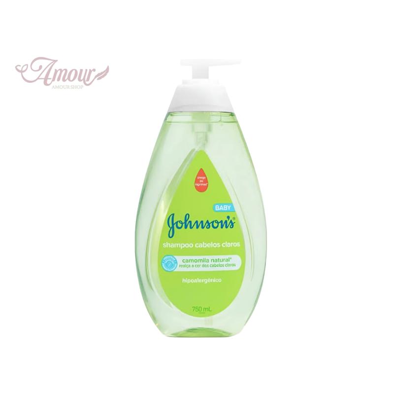 شامپو بچه سبز جانسون مدل CAMOMILLA/ حجم 750 میل