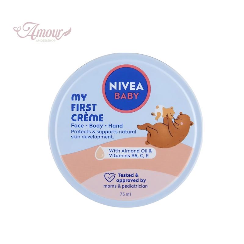  کرم دست و صورت و بدن کودک فلزی نیوا NIVEA BABY محافظ و بازسازی کننده پوست/ حجم ۷۵میل
