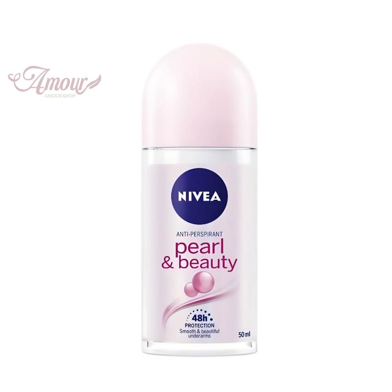 مام رول ضد تعریق زنانه Pearl & Beauty نیوا /حجم 50 میل