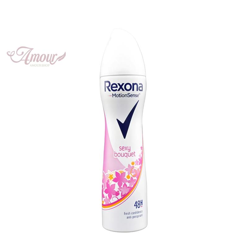 اسپری دئودورانت رکسونا Rexona زنانه مدل  Sexy Bouquet/حجم 200 میل