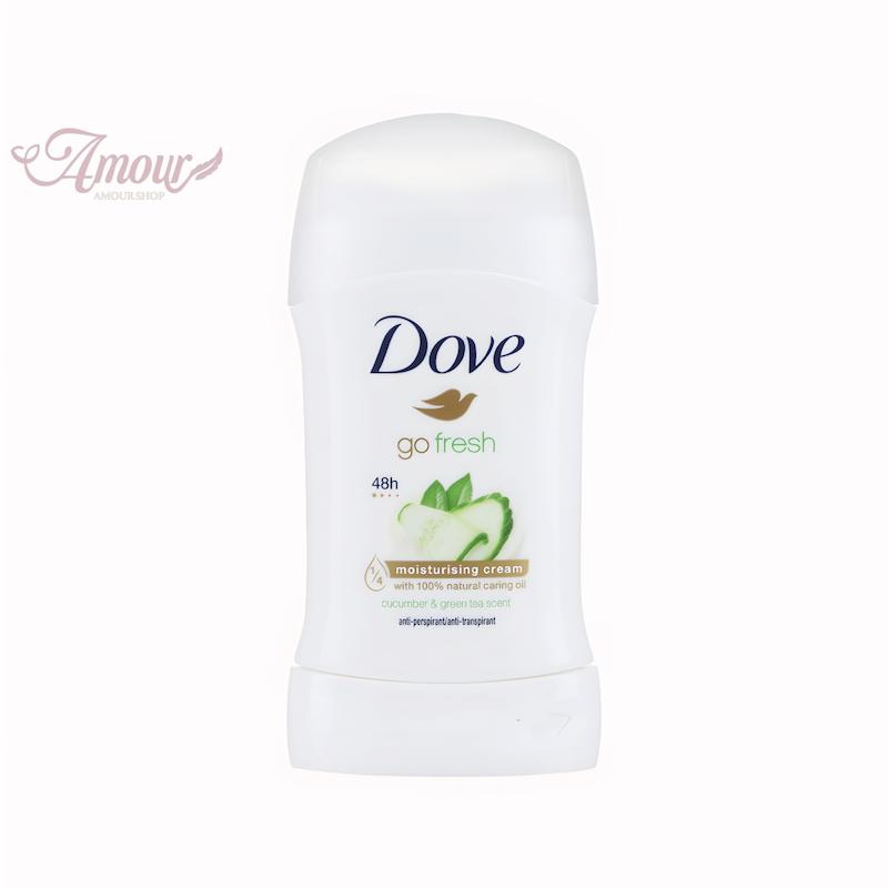 مام صابونی ضد تعریق زنانه داو Dove رایحه خیار و چای سبز مدلgo fresh /حجم 40 میل