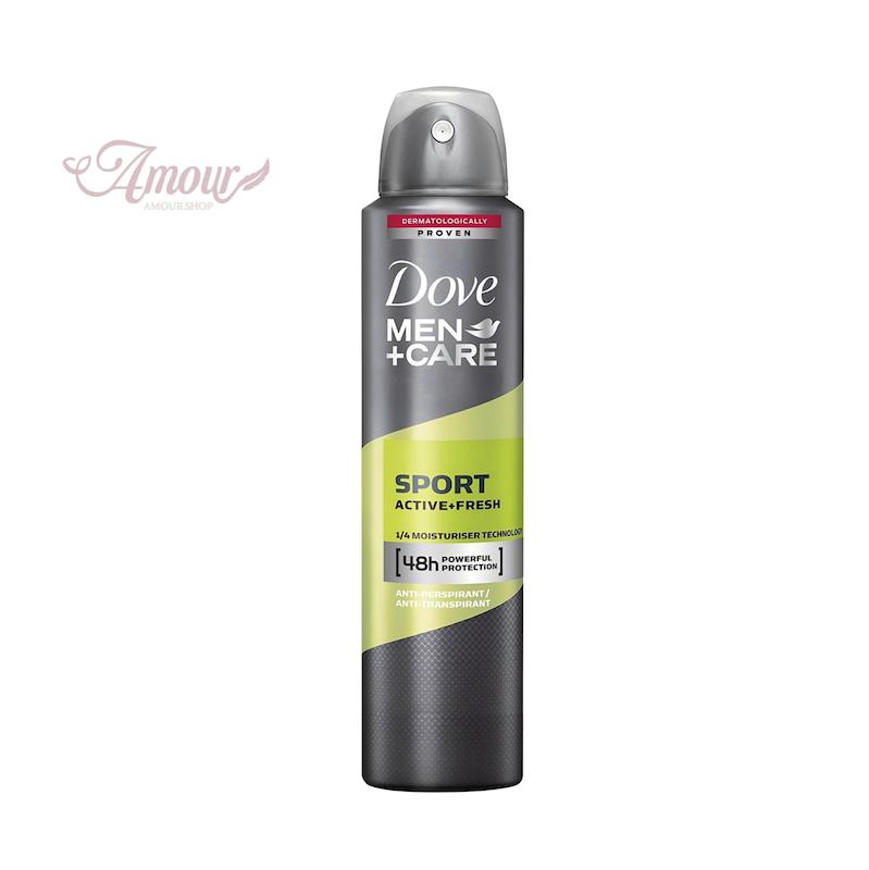 اسپری دئودورانت داو Dove مردانه مدل Sport Active Fresh/ حجم 250 میل