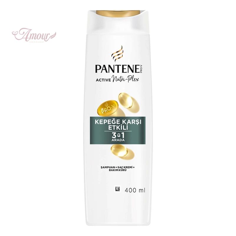 شامپو ضد شوره 3 در 1 پنتن Pantene مدل Kepeğe Karşı Etkili / حجم 400 میل