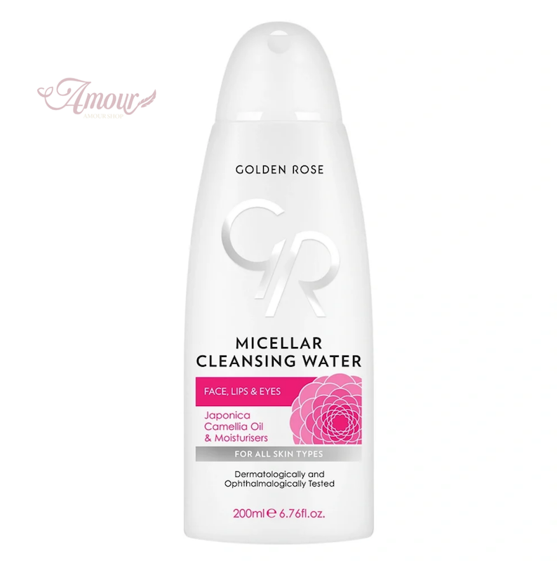 میسلار واتر پاک کننده صورت گلدن رز Golden Rose مناسب انواع پوست /حجم 200 میل
