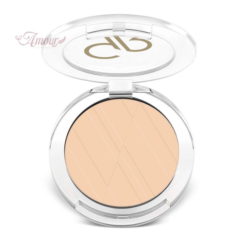 پنکک فشرده طلایی گلدن رز مدل Pressed Powder
