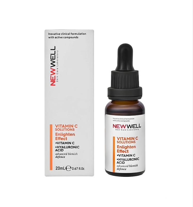 سرم روشن کننده ویتامین سی و هیالورونیک اسید نیوول