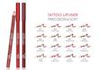 مداد لب با دوام و ضد آب گلدن رز Golden Rose مدل Tattoo Lipliner