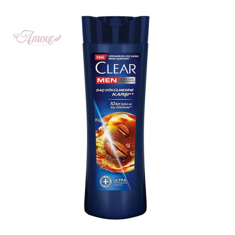 شامپو ضد شوره و ضد ریزش مردانه کلیر Clear حاوی کافئین/ حجم 350 میل