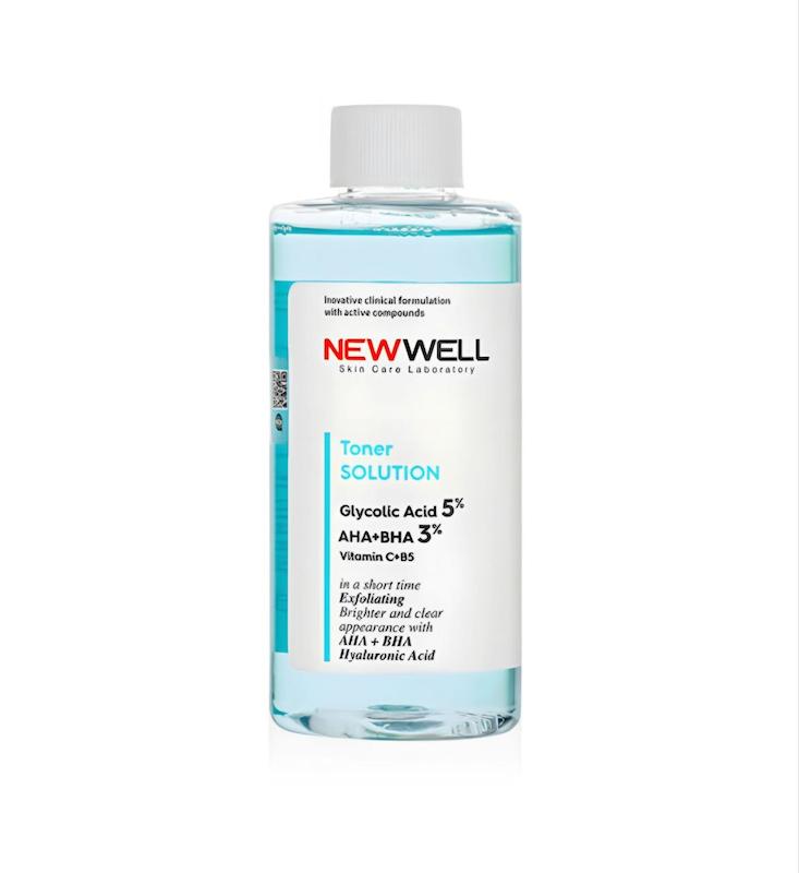 تونر گلیکولیک اسید 5% ویتامین BوC و AHA+BHA 3% نیوول