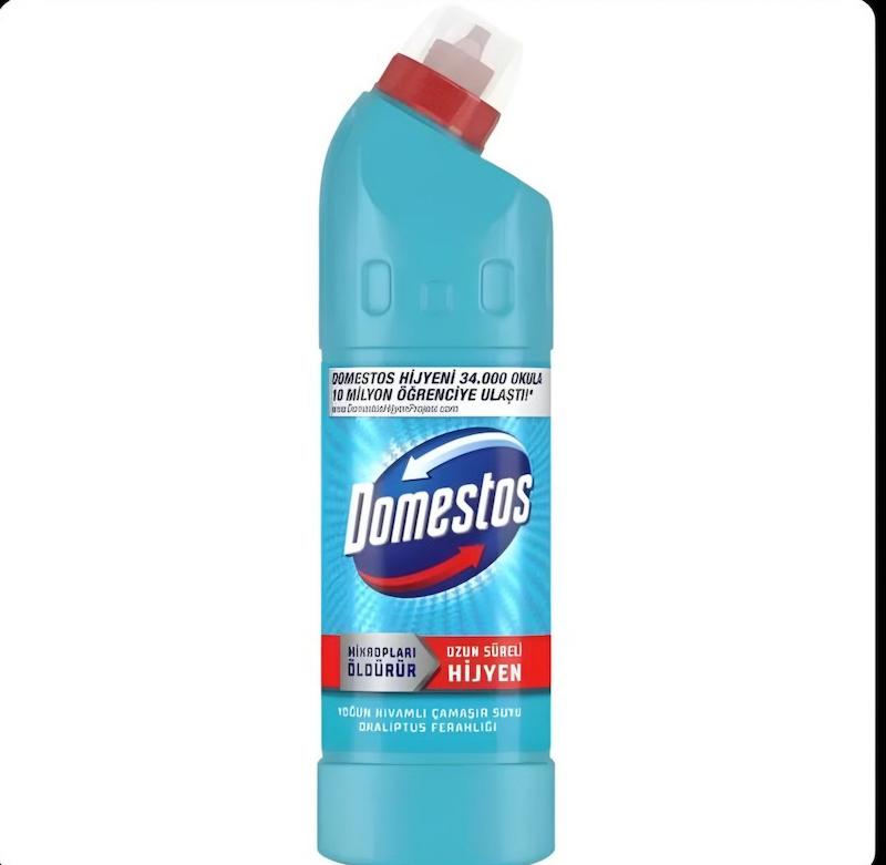 مایع سفید کننده غلیظ دامستوس آبی مدل Okaliptus Ferahlığı با رایحه اکالیپتوس /حجم 750 میل