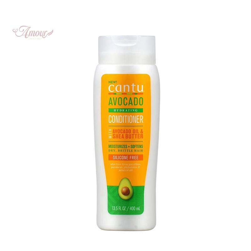 نرم کننده مو داخل حمام آووکادو کنتو Cantu Hydrating Conditioner Avocado/حجم 400 میل